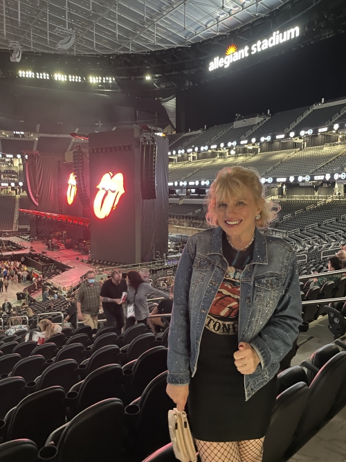 At a Rolling Stones concert